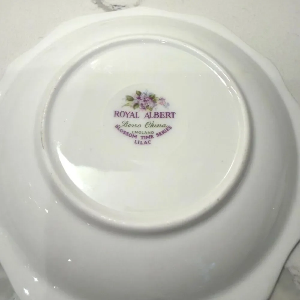 Vintage Royal Albert Blossom Time Coasters Set of 2, Made in England